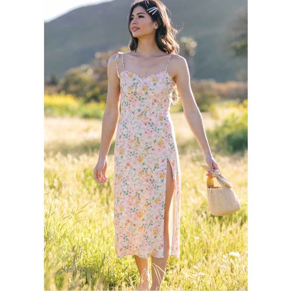 Floral Cami Midi Dress